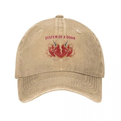 Broken Hearted S.O.A.D Men Women Baseball Cap System Of A Down Rock Band