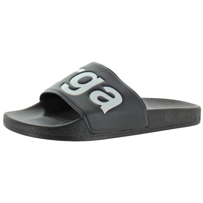 Мужские шлепанцы для бассейна Superga 1908, черные, искусственные, 8, средние (D) BHFO 3641