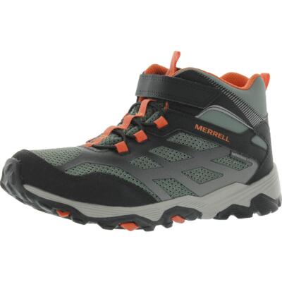 

Merrell Boys Moab FST Mid A/C Спортивная и тренировочная обувь Кроссовки BHFO 6995, Olive/black, Moab FST Mid A/C