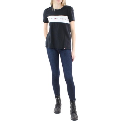 

Женская футболка для активного отдыха из смеси хлопка Tommy Hilfiger Sport BHFO 8544, Black/white