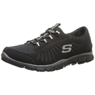 

Женские модные кроссовки Skechers Gratis-In Motion, черные модные, 8,5, средние (B,M) 8253, Черный