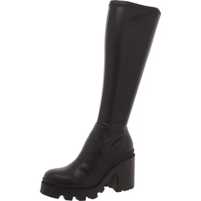 Steve Madden / женские черные сапоги до колена Roxanna 9 среднего размера (B,M) BHFO 3416