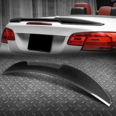 ДЛЯ 07-13 BMW E93 3-Й СЕРИИ С ОТКИДНЫМ ВЕРХОМ ИЗ УГЛЕРОДНОГО ВОЛОКНА V-ОБРАЗНЫЙ ЗАДНИЙ СПОЙЛЕР БАГАЖНИКА