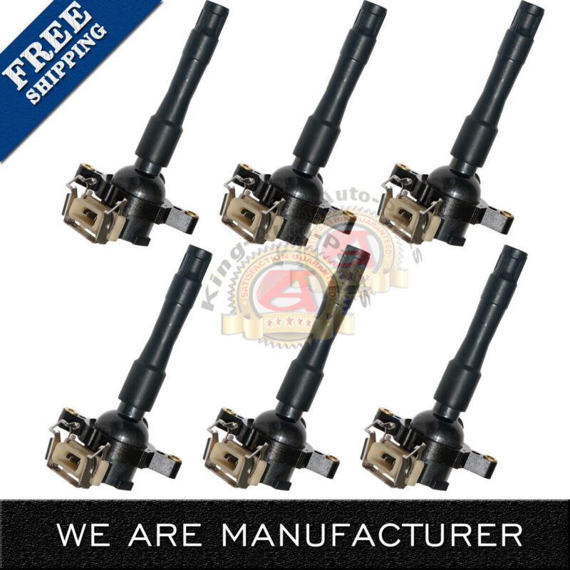 Set Of 6 Ignition Coil 1994-2005 For Bmw All Series X5 330 E46 More C1239 Uf354