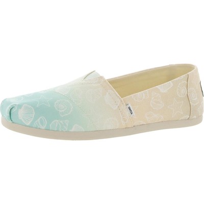 Женские лоферы Toms Alpargata Beige Canvas 8 Medium (B,M) BHFO 3355