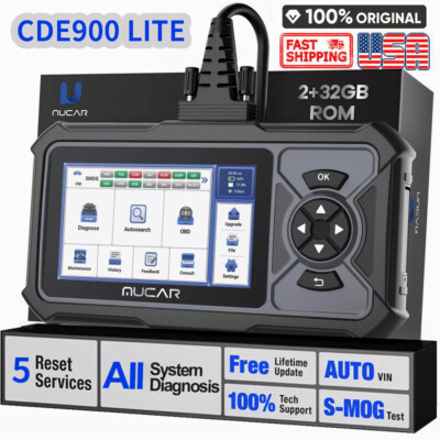 MUCAR CDE900 LITE Auto Full System OBD2 Diagnostic Scanner EPB Oil Code Reader
