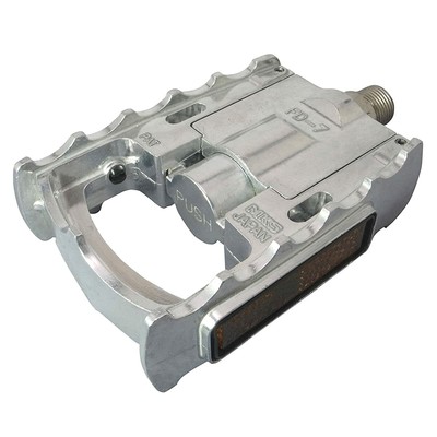 MKS FD-7 Folding Pedals Left/Right Set 9/16'' Silver Japan