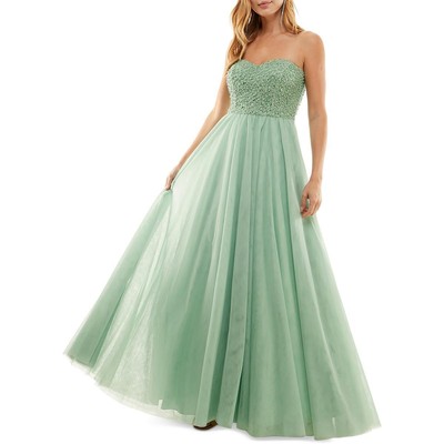 TLC Say Yes To The Prom Женское зеленое вечернее платье для выпускного вечера Juniors 13 BHFO 7785