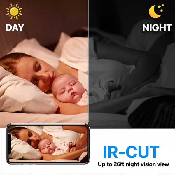 With 32GB SD Card HD 1080P Mini Spy Camera WiFi Hidden Camcorder Security Cam - Image 10