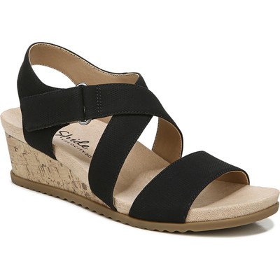 Женские босоножки LifeStride Sincere черного цвета на танкетке шириной 6,5 см (C, D, W) BHFO 9414