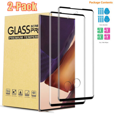 2X Tempered Glass Screen Protector For Samsung Galaxy Note S8 S9 S10 S20 S21 S22