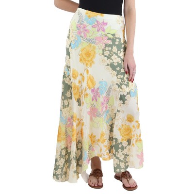 Guess Женская асимметричная юбка Katrina с длинным рукавом в стиле кэжуал BHFO 9768