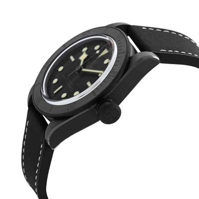 Pre-owned Tudor Black Bay Ceramic Automatic Black Dial Men's Watch M79210cnu-0001