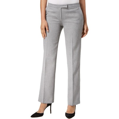 

Женские трикотажные офисные деловые брюки Kasper Petites BHFO 8914, Grey/black, 10695243
