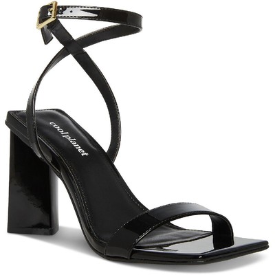 

Женские туфли на блочном каблуке Cool Planet от Steve Madden, размер 9,5, средний (B,M) 2364, Black patent