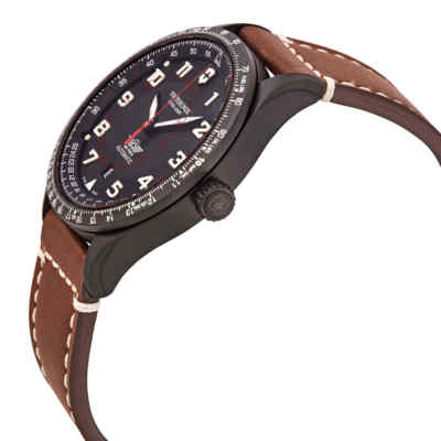 Pre-owned Victorinox Airboss Automatic Black Dial Men's Watch 241886