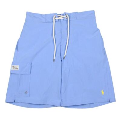 Мужские плавки на липучке Polo Ralph Lauren Kailua Blue Logo XS BHFO 2844