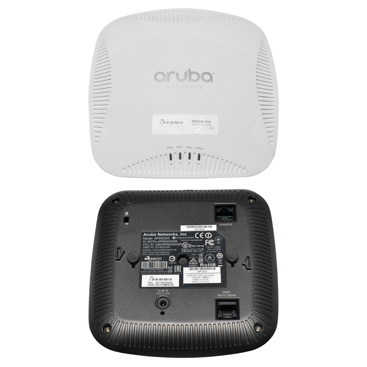 新品Aruba AP-505-JP 金具付アクセスポイント Arubaアクセス