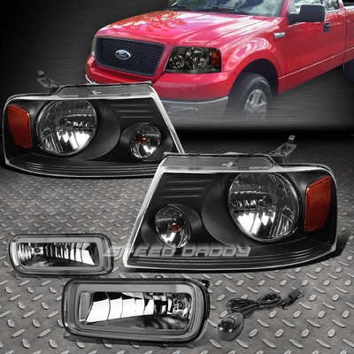 ЧЕРНАЯ ФАРА + ЖЕЛТЫЙ ПОВОРОТНИК + ДЫМЧАТЫЙ ПРОТИВОТУМАННЫЙ ФОНАРЬ + ПЕРЕКЛЮЧАТЕЛЬ ДЛЯ 04-06 F150/MARK LT