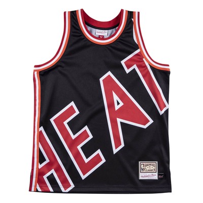 

Mitchell - Ness NBA Big Face Miami Heat Basketball Tank Top Men черный/белый/красный, Mitchell - Ness NBA Big Face Miami Heat Basketball Tank Top