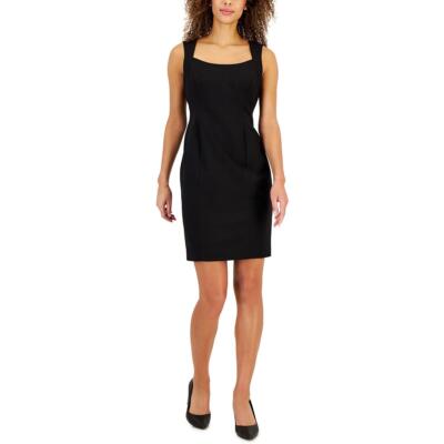Le Suit Womens Black Solid Business Professional Sheath Dress 12 BHFO 8469