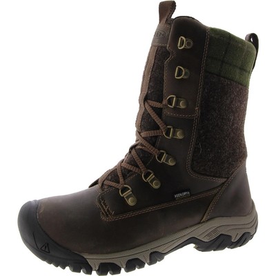 Женские зимние ботинки Keen из искусственной кожи коричневого цвета 8.5 Medium (B, M) BHFO 5048