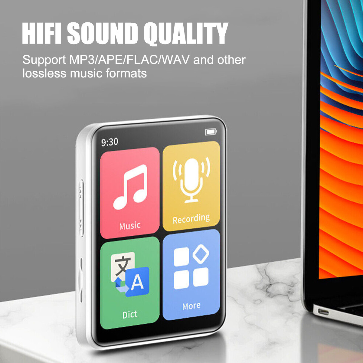 Touch Screen Bluetooth 5.0 HIFI Android MP3 MP4 Music Video Player  Support 128G