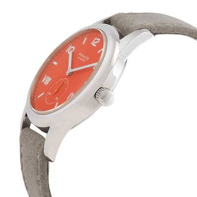 Pre-owned Nomos Club Campus Nonstop 36mm Automatic Red Dial Ladies Watch 716