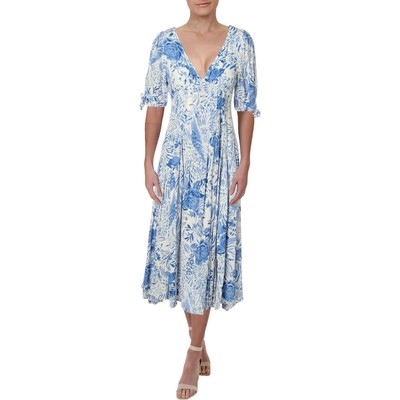 

Женское платье макси цвета слоновой кости с защипами Free People для юниоров  BHFO 3978, Ivory combo