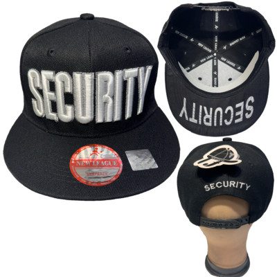 SECURITY Hip-hop 3D Embroidered Snapback Cap Adjustable Baseball Hats LOT 1-12pc