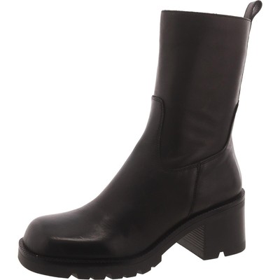 Steve Madden/ женские ботильоны из кожи Nala на блочном каблуке и молнии; обувь BHFO 5006