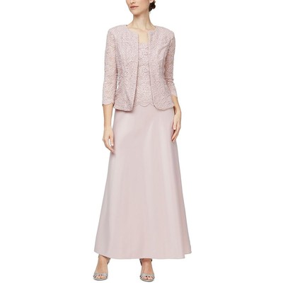 Alex Evenings Женское розовое атласное вечернее платье для особых случаев, 10 BHFO 4998