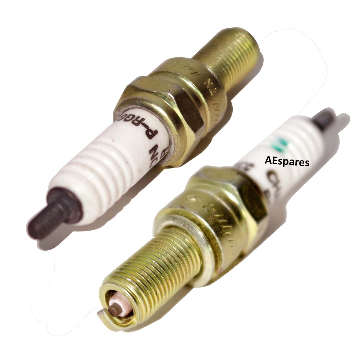 2x Champion Spark plug P-RG6HCC For HARLEY DAVIDSON HONDA KAWASAKI SUZUKI 