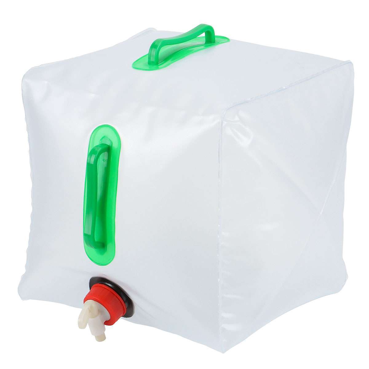 Foldable Collapsible Water Container W/Spigot 10/20L Camping Water Storage Jug