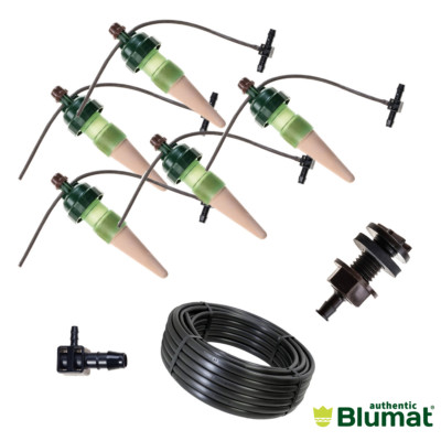 Blumat (5 Stake) Starter Kit - Automatic Drip Watering Irrigation Garden System