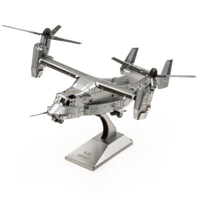 Fascinations Metal Earth V-22 OSPREY Aircraft 3D Laser Cut Steel DIY Model Kit