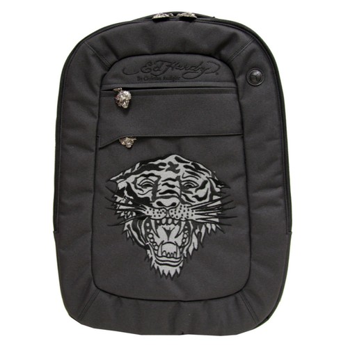 Ed Hardy by Christian Audigier Bulldog Backpack Y2K Backpack Blue