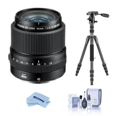 Объектив Fujifilm GF 45mm f/2.8 R WR со штативом Vanguard VEO 3 GO 204CP CF