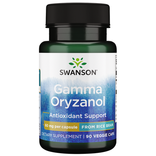 Swanson Gamma Oryzanol из рисовых отрубей 60 мг 90 растительных капсул