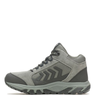 Pre-owned Bates Men's Rush Shield Mid Dryguard Waterproof Slip Resistant Boot Graphite - E In Gray
