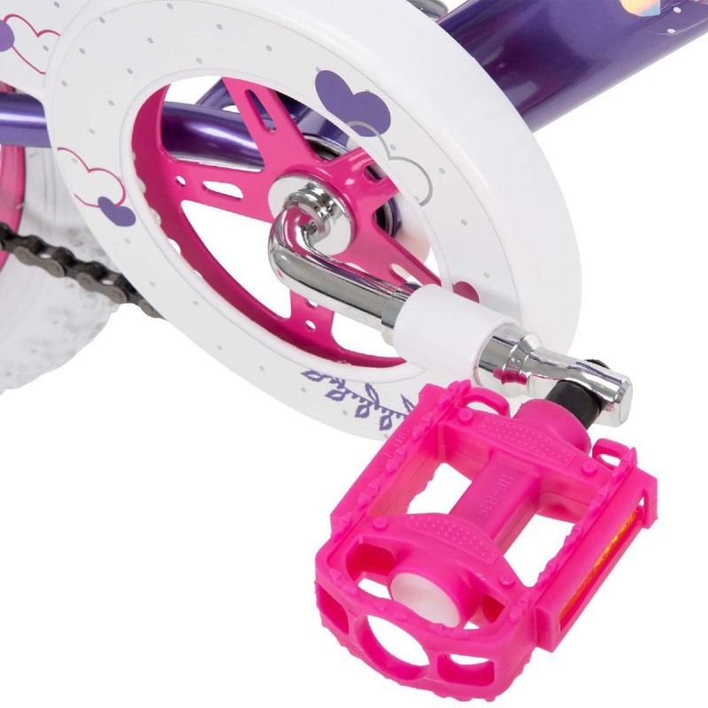 Huffy 18-Inch Sea Star Girls Kids Children Bike Purple Pink Metallic Gloss