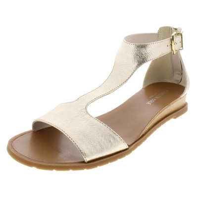 

Kenneth Cole New York Женские сандалии 7 Judd Gold на танкетке 6 Средний (B,M) BHFO 9975, Soft gold