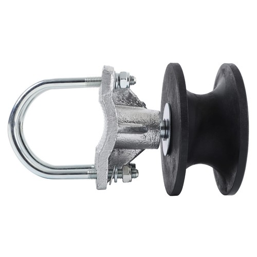 (4-Pack) 4" Round Post x 2 1/2" Round Gate Premium Nylon Cantilever Gate Roller