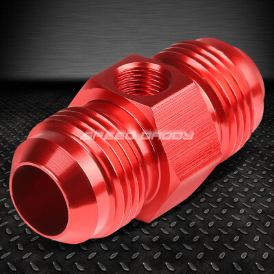 СОЕДИНИТЕЛЬНЫЙ ПАТРУБОК 10AN AN10 AN-10 С РАЗЪЕМОМ 1/8 NPT, КРАСНЫЙ АЛЮМИНИЕВЫЙ ПЕРЕХОДНИК ДЛЯ ФИТИНГОВ