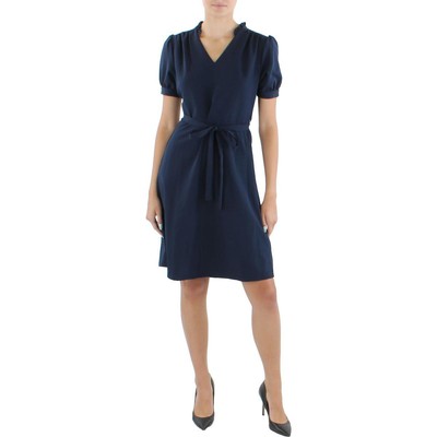 

Nanette Nanette Lepore Женское темно-синее платье до колена с v-образным вырезом  BHFO 5449, Nanette navy