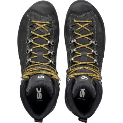 Pre-owned Scarpa Mescalito Trk Gtx Boot - Men's Dark Anthracite/mustard, 44.5 In Yellow