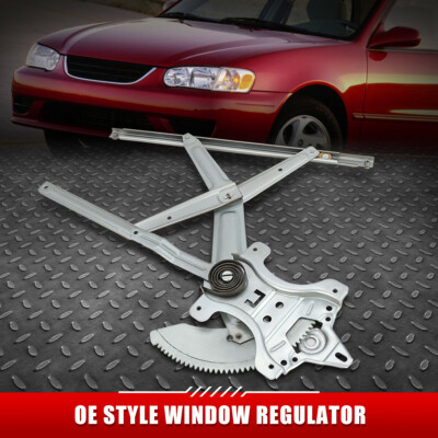 ДЛЯ 98-02 TOYOTA COROLLA ПЕРЕДНИЙ ЛЕВЫЙ СТЕКЛОПОДЪЕМНИК СО СТОРОНЫ ВОДИТЕЛЯ без ДВИГАТЕЛЯ