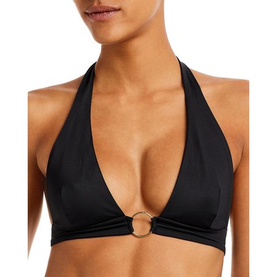 Joues de Sable Женский купальник-бикини Nicole Black с глубоким вырезом на бретелях S BHFO 2694