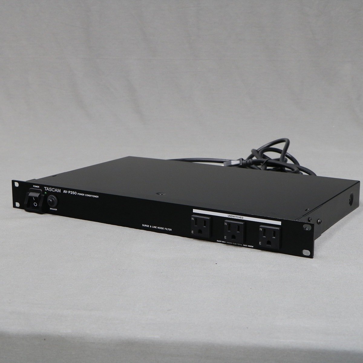 TASCAM AV-P25R MKⅡ  AC POWER DISTRIBUTOR Amazon.co.jp: TASCAM AV-P25RMKIII Power Distributor