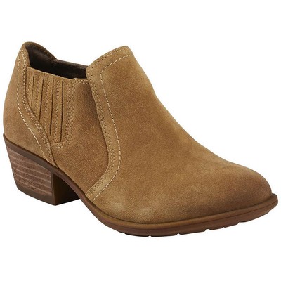 

Женские коричневые замшевые ботильоны Earth Peak Peru 7.5 Medium (B,M) BHFO 9940, Dark khaki suede, Peak Peru